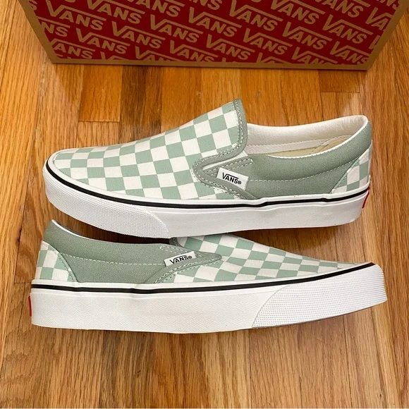 Vans Classic Slip On Checkerboard Women’s Sneakers - Picture 6 of 6